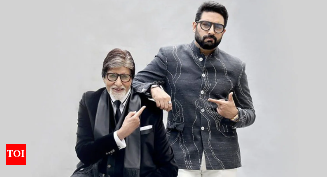 Proud dad Amitabh Bachchan blesses Abhishek Bachchan as he begins first day of Shah Rukh Khan’s ‘King’ shoot: ‘Ek aur nayi film ki shuruaat..’ | Hindi Movie News