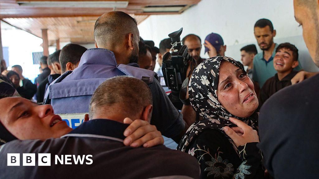 Three journalists among five killed in Israeli strike on Gaza hospital