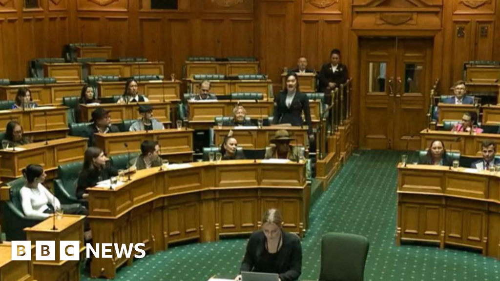 Three Maori MPs suspended over ‘intimidating’ haka
