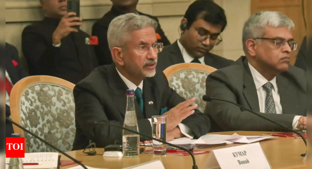 Trade deficit rising due to oil buy, need to address it: EAM in Russia | India News