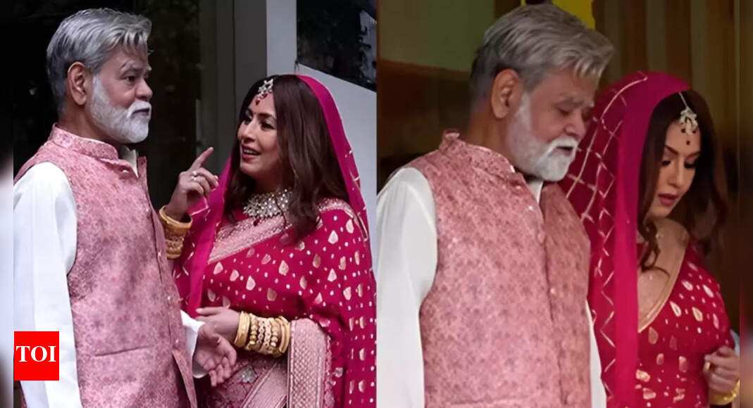 Mahima Chaudhry and Sanjay Mishra break the internet, as they get spotted as bride and groom! Here’s the TRUTH behind VIRAL PICS | Hindi Movie News