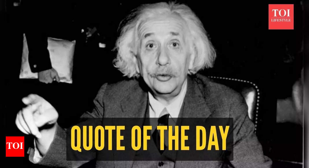 Quote of the day by Albert Einstein: “Logic will get you from A to Z; imagination will get you…”