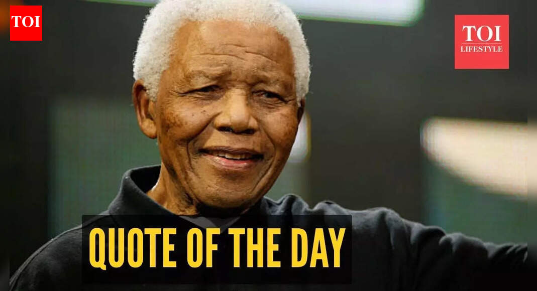 Quote of the day by Nelson Mandela: “Do not judge me by my success, judge me by how…”